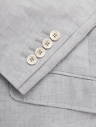 Brunello Cucinelli - Slimn-Fit Linen Suit Jacket - Gray