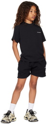 Balenciaga Kids Kids Black Jogging Shorts