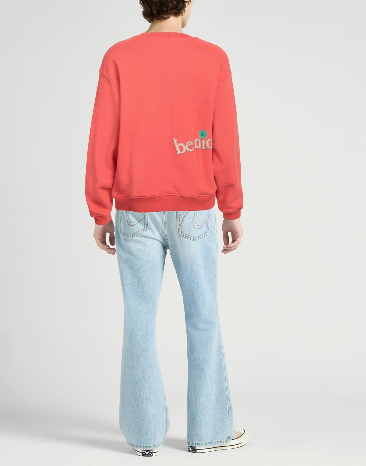 Erl Mens Sweatshirt in Orange