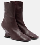 Dries Van Noten Leather ankle boots