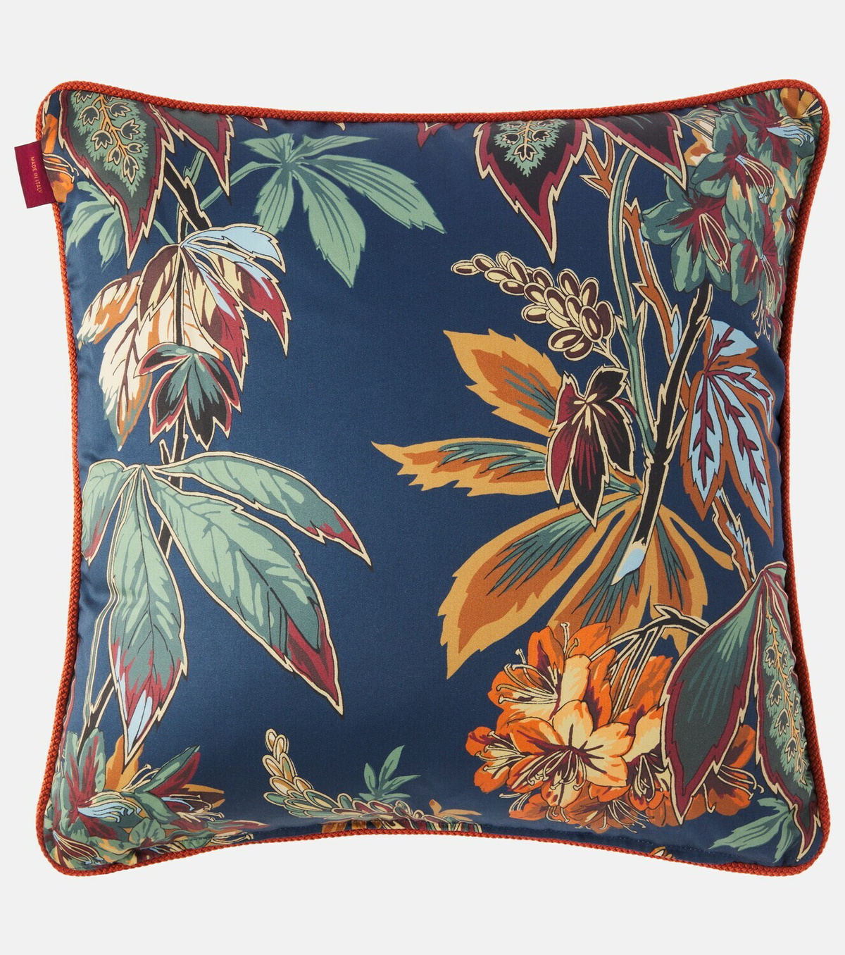 Etro Printed cotton cushion