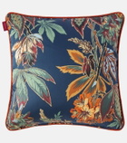 Etro Printed cotton cushion