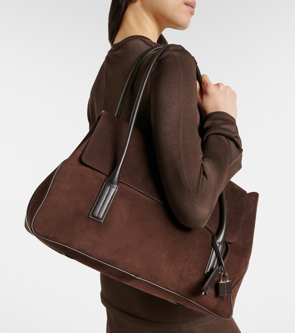 Tom Ford Large suede shoulder bag