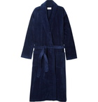 Derek Rose - Cotton-Terry Robe - Men - Navy