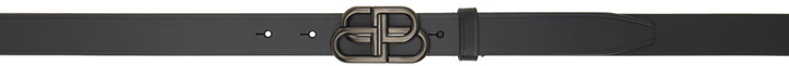 Photo: Balenciaga Black BB Thin Belt