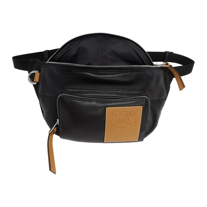 Loewe Black Puffy Bum Bag Loewe