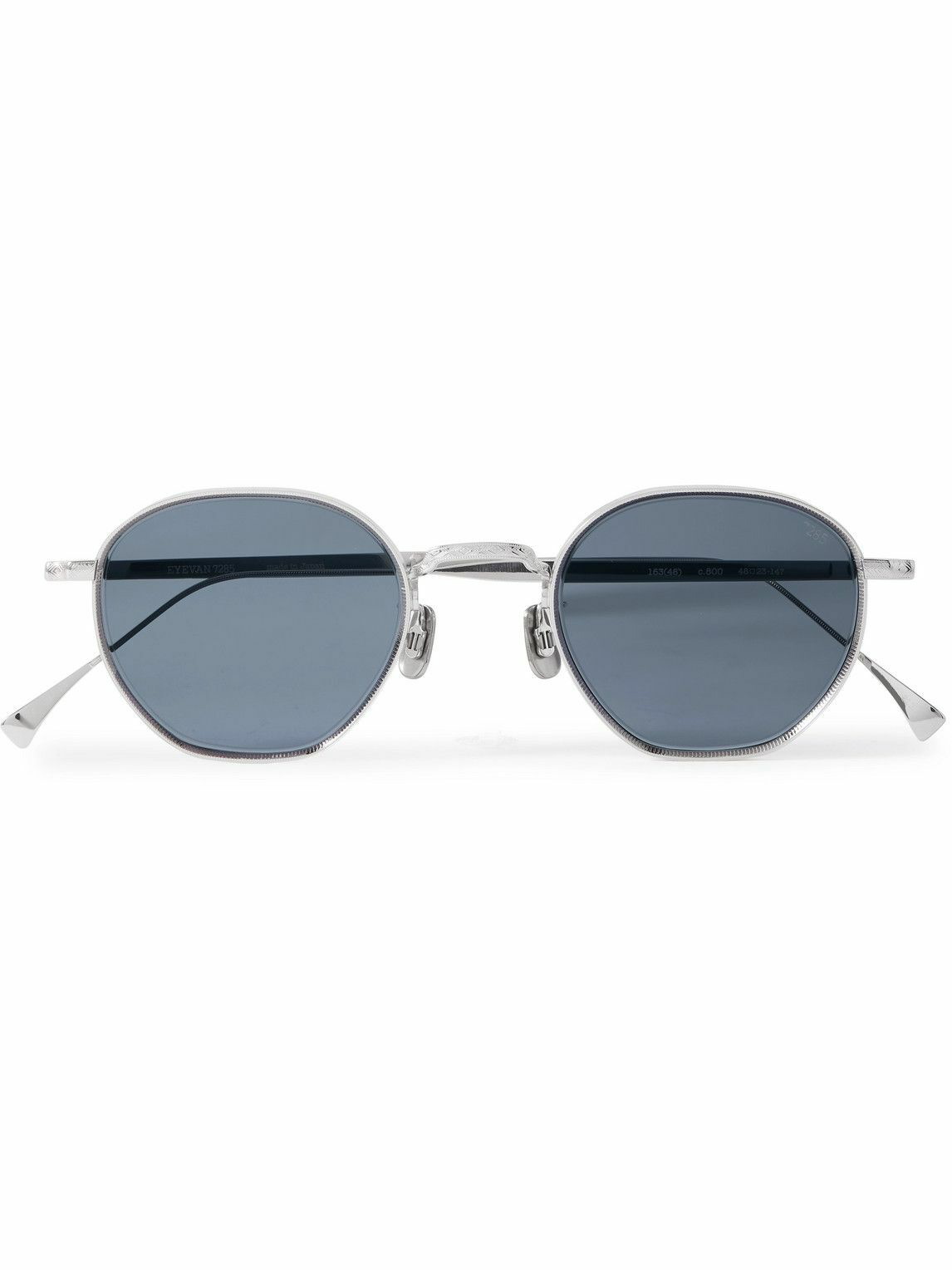 Photo: Eyevan 7285 - Round-Frame Titanium Sunglasses