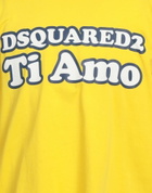 Dsquared2 Mens T-shirt in Yellow