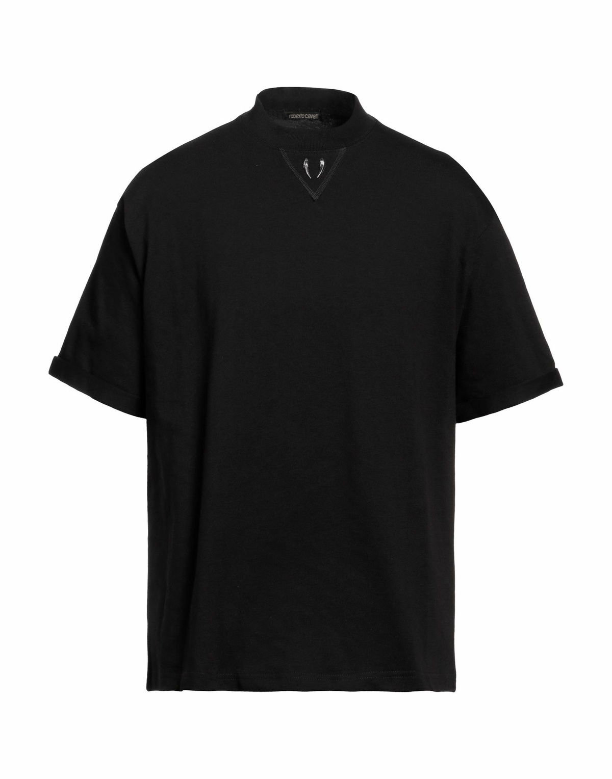 Roberto Cavalli Mens T-shirt in Black