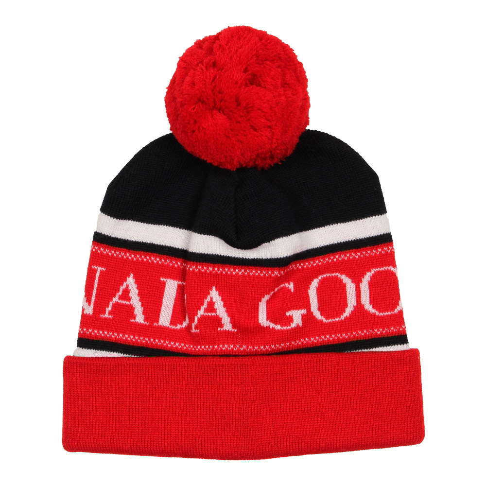 Logo Pom Hat Navy/Red Canada Goose