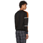 PS by Paul Smith Black and Orange Technical Sweatshirt