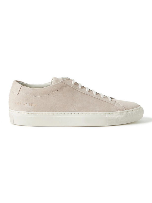 Photo: Common Projects - Achilles Suede Sneakers - Neutrals