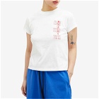 MM6 Maison Margiela Women's Logo T-Shirt in Off White