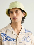Vilebrequin - Bohème Logo-Embroidered Linen Bucket Hat - Green