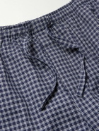 Derek Rose - Braemar Checked Cotton-Flannel Pyjama Trousers - Blue