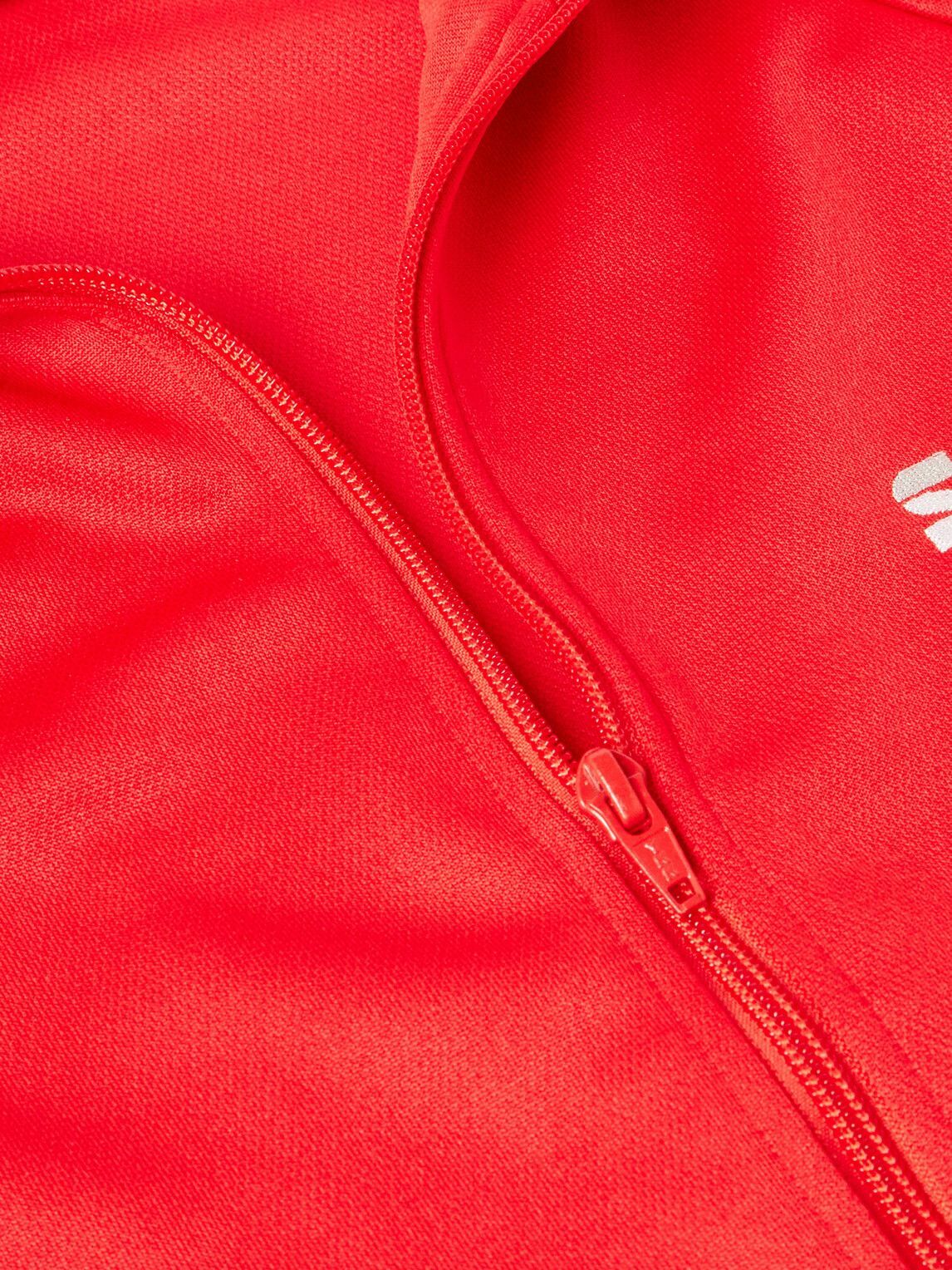 SAINT Mxxxxxx - Logo-Embroidered Striped Jersey Track Jacket - Red