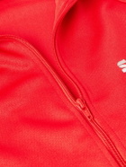 SAINT Mxxxxxx - Logo-Embroidered Striped Jersey Track Jacket - Red
