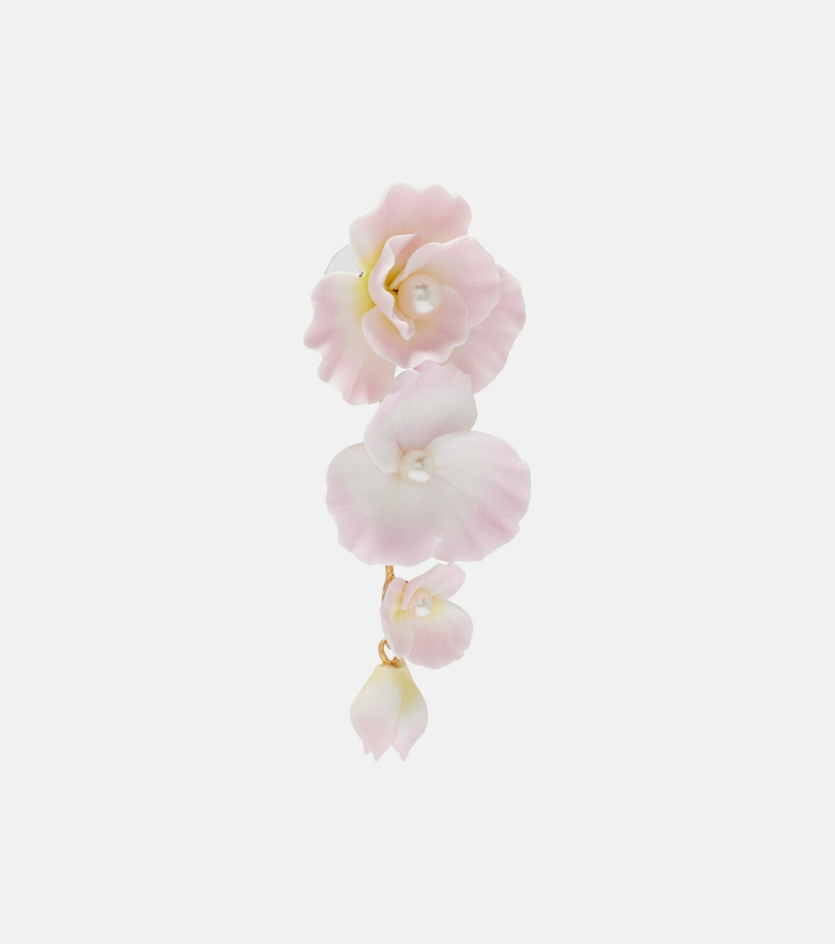 Jennifer Behr Mariam embellished floral drop earrings