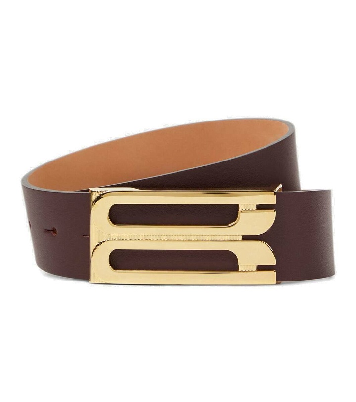 Photo: Victoria Beckham Jumbo Frame leather belt