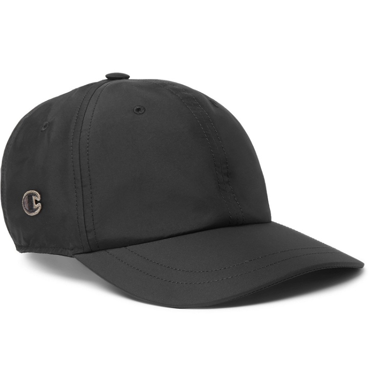 Photo: Rick Owens - Champion Logo-Appliquéd Shell Baseball Cap - Black