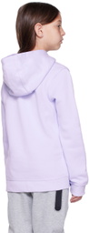 Nike Kids Purple Embroidered Big Kids Hoodie