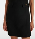 Valentino Crepe Couture VGold minidress