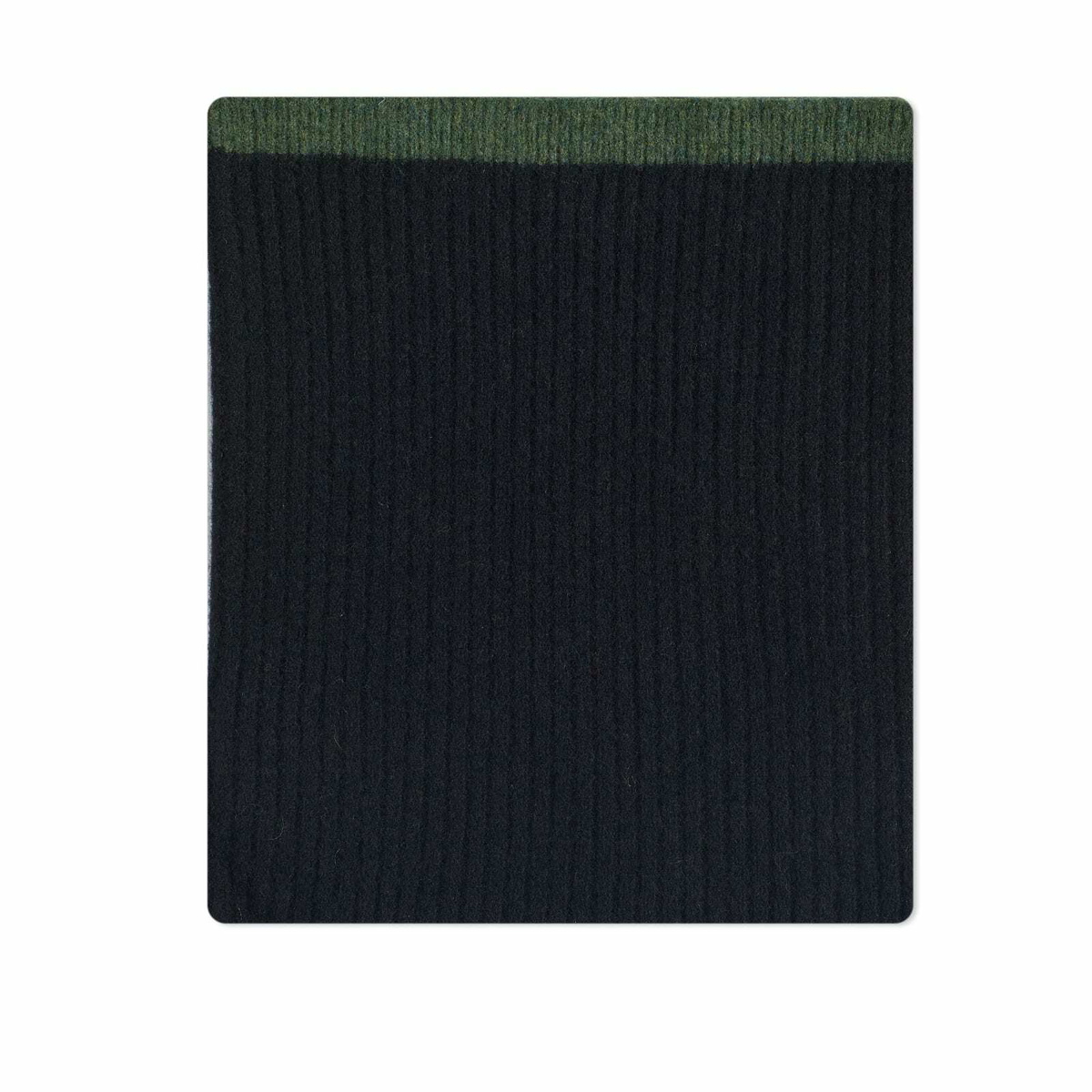 MHL by Margaret Howell Men's Tipped Neck Warmer in Black/Rosemerry