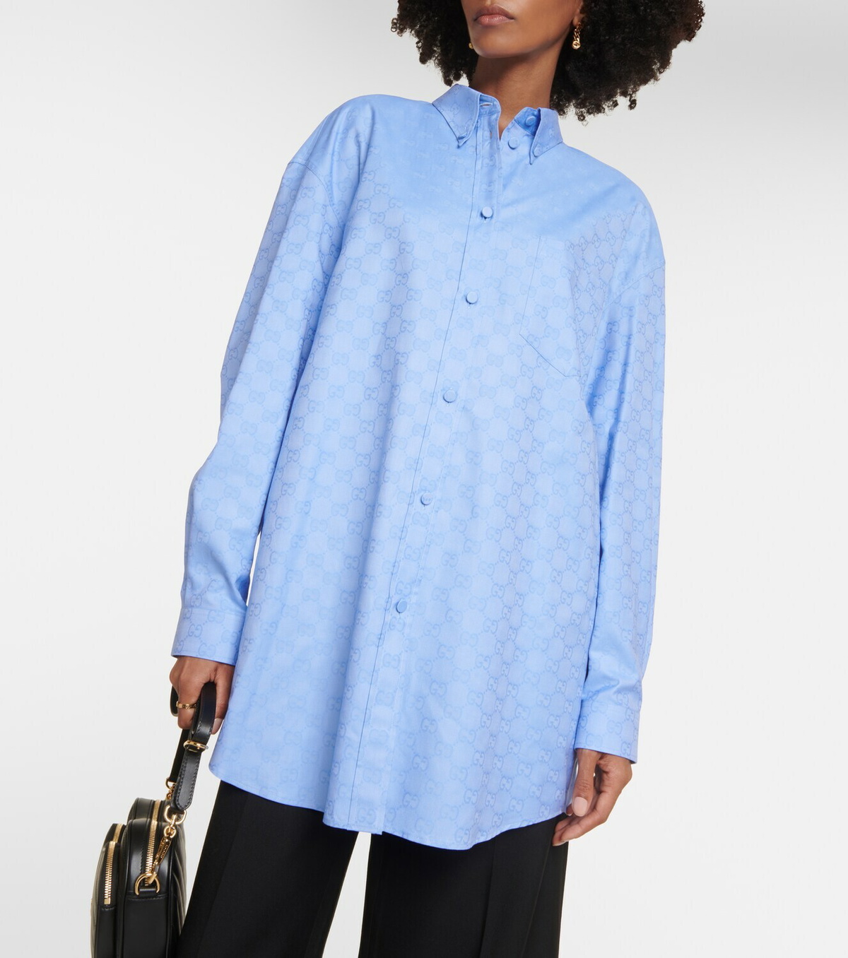Gucci GG oversized cotton shirt