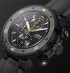 Oris - ProDiver Dive Control Limited Edition Automatic Chronograph 51mm DLC-Coated Titanium and Rubber Watch - Black