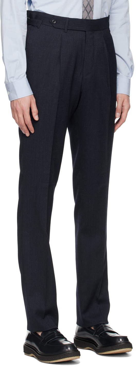Ring Jacket Navy Tropical Wool Suit