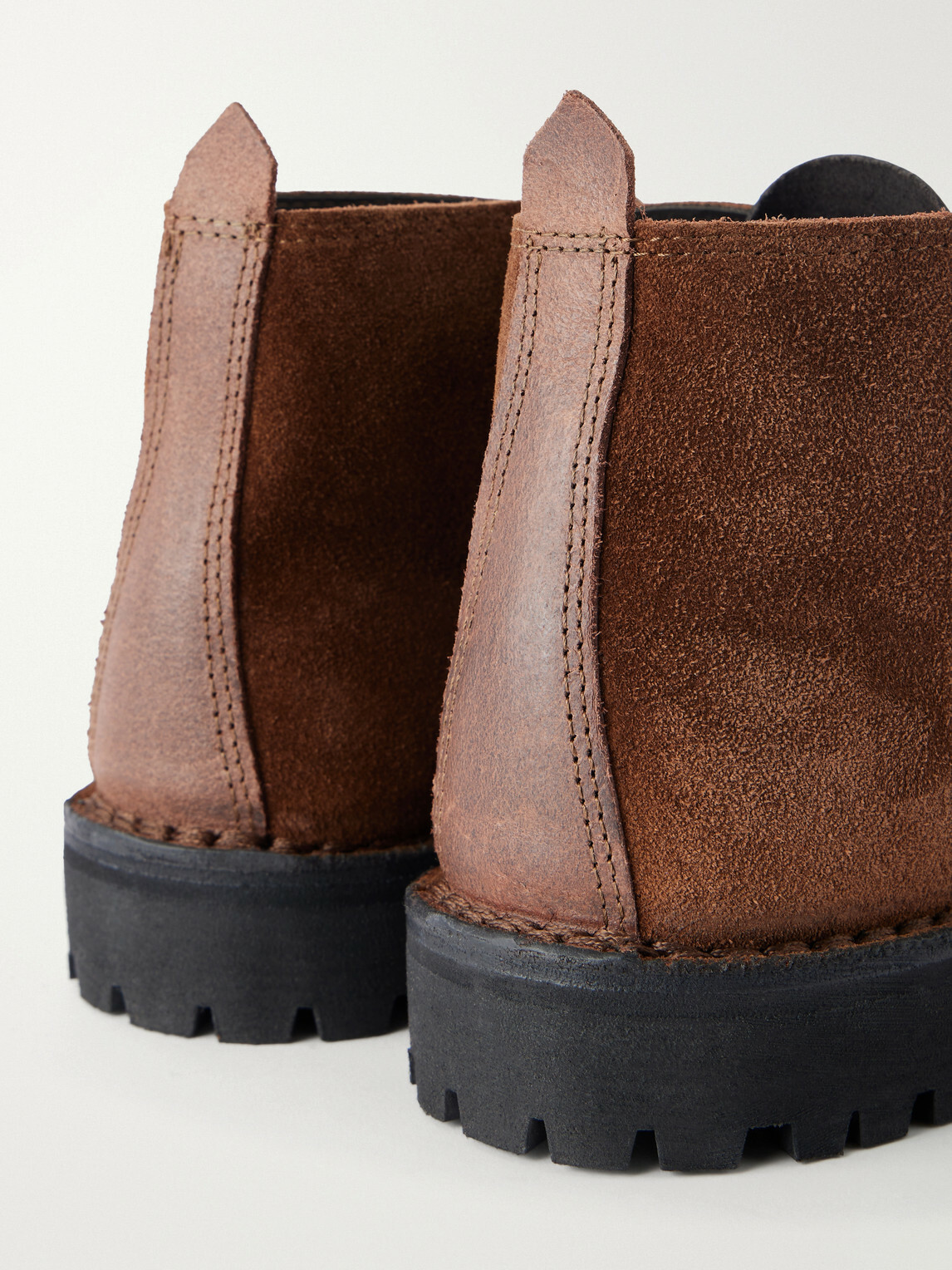 Yuketen - Farmers Suede Chukka Boots - Brown