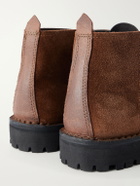 Yuketen - Farmers Suede Chukka Boots - Brown