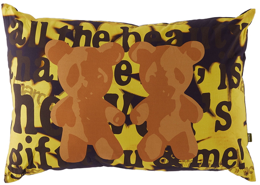 Marc Jacobs Black & Yellow Heaven Gift Pillow Marc Jacobs