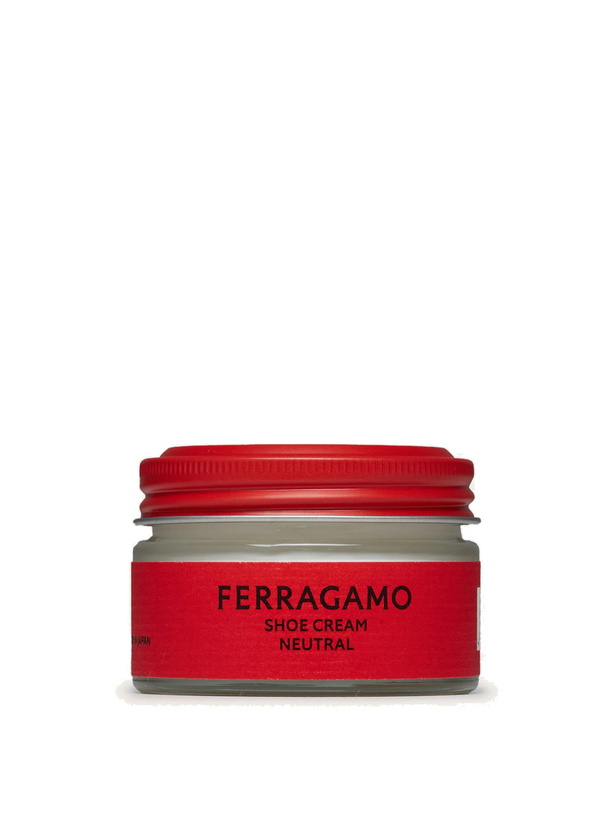 Photo: Ferragamo Mens Shoe care cream in Colorless