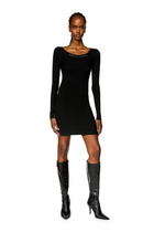 Diesel Short dress with chain necklace - Dresses Womens in Black