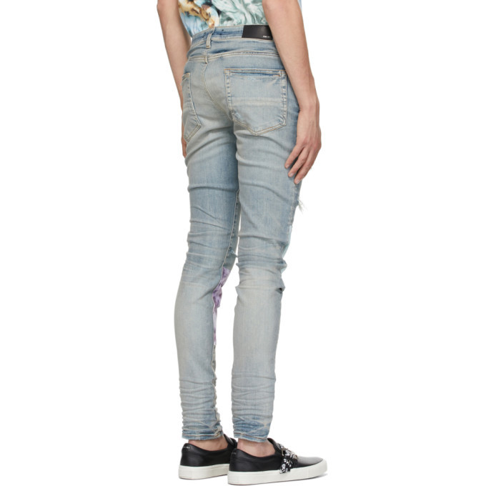 Original Tie-dyed Ripped Flared Denim Jean for Men Streetwear