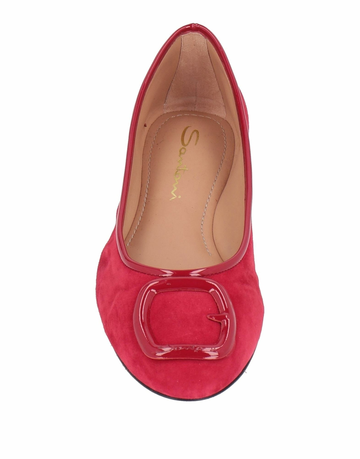 Santoni Womens Ballet flats in Red