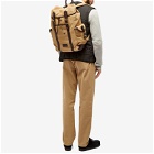Polo Ralph Lauren Men's Canvas & Leather Backpack in Tan/Dark Brown