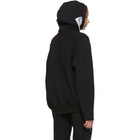 Vetements Black Open Shoulder Hoodie