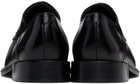 Stefan Cooke SSENSE Exclusive Black & White Slashed Square Toe Derbys