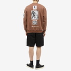 Lo-Fi Men's Fragment Crew Sweat in Bark