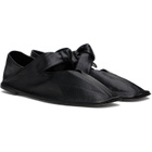HEREU Black Llasada Supple Shiny Ballerina Flats