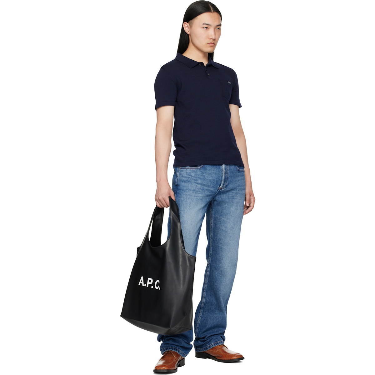 A.P.C. Black Ninon Tote
