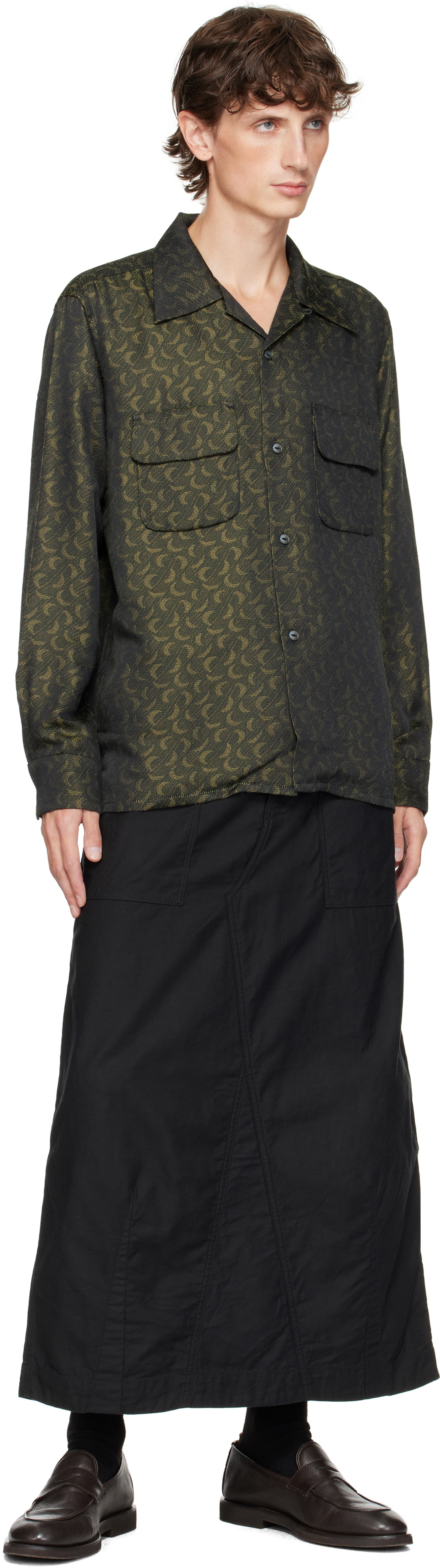 NEEDLES Black String Fatigue Skirt Needles