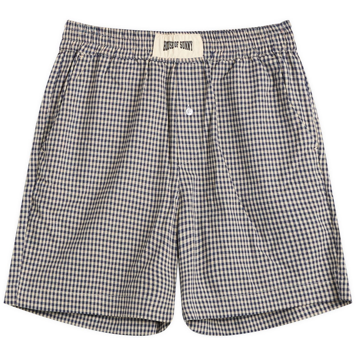 House Of Sunny Women's Classic Lounge Box Fit Shorts in Navy