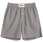 House Of Sunny Women's Classic Lounge Box Fit Shorts in Navy