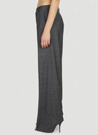 Balenciaga - Knife Tailored Heeled Pants in Grey