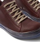 Rick Owens - Leather Sneakers - Burgundy