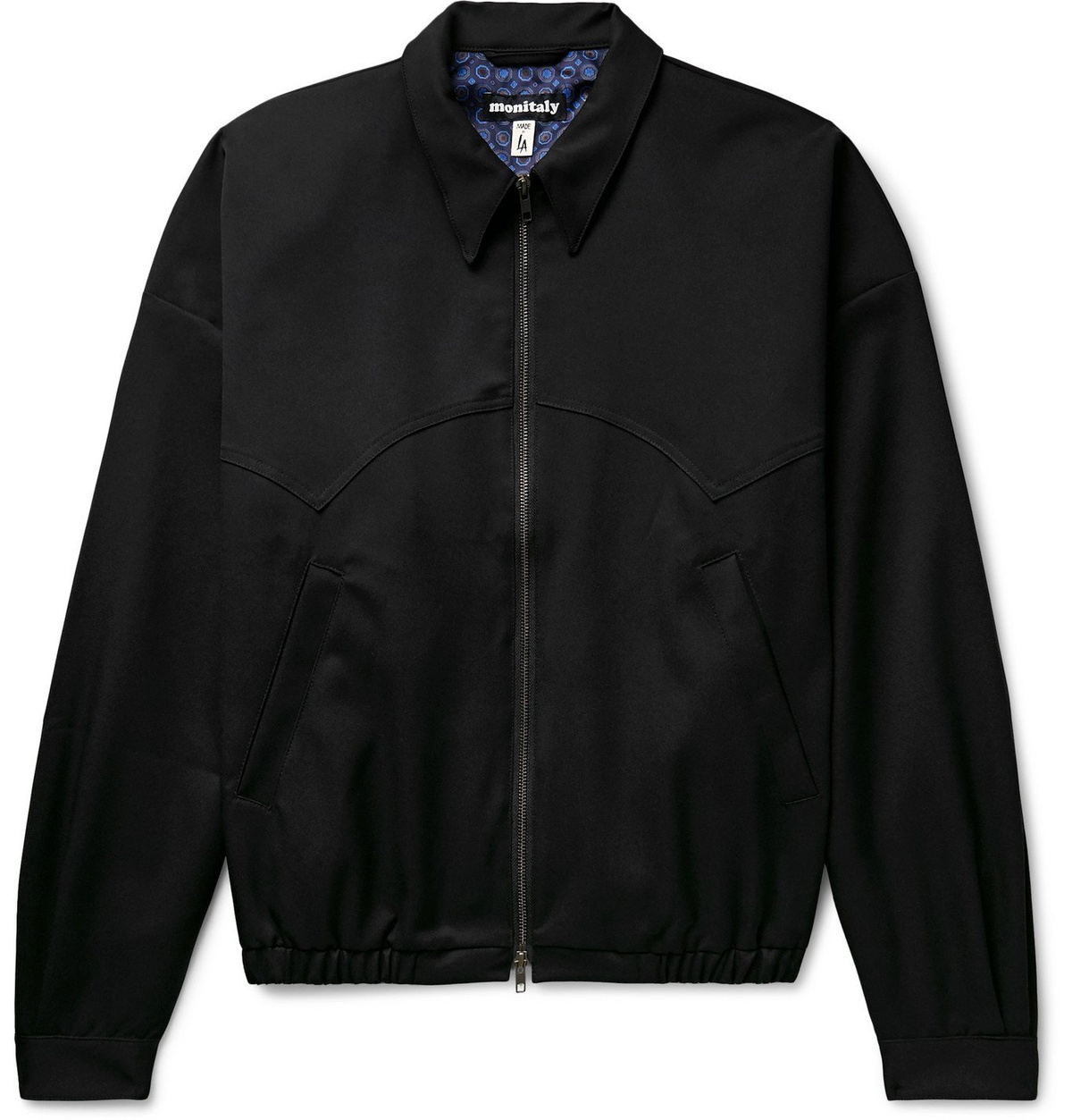 Monitaly - Nylon-Taslan Blouson Jacket - Black Monitaly