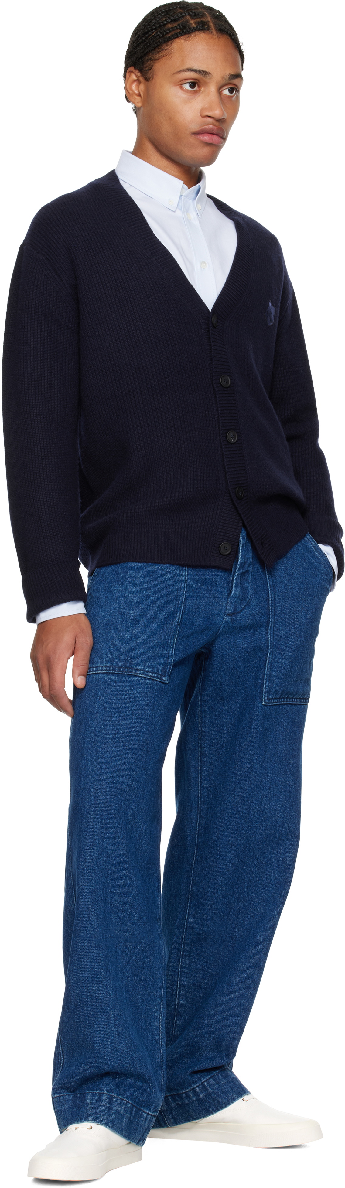 Maison Kitsuné Blue Workwear Jeans